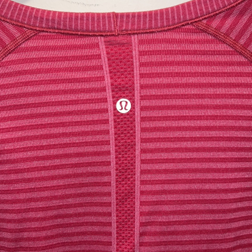Pink Lululemon Long Sleeve Top Size 6